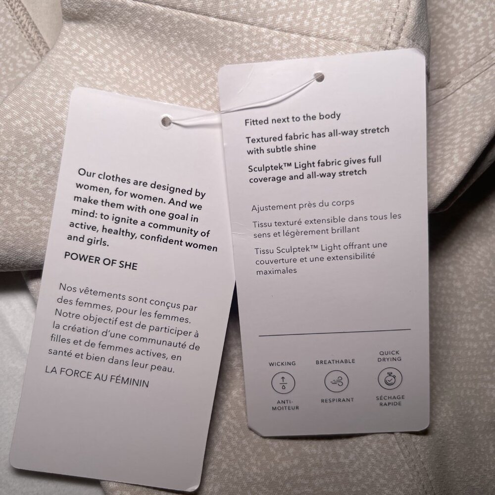 Athleta Size 1X Casual pants Straight Leg Cut Gray Delancey NWT - Picture 6 of 7